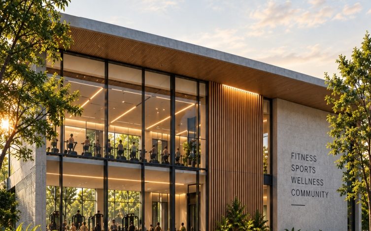 Fitness, sports and wellness centre at the proposed campus