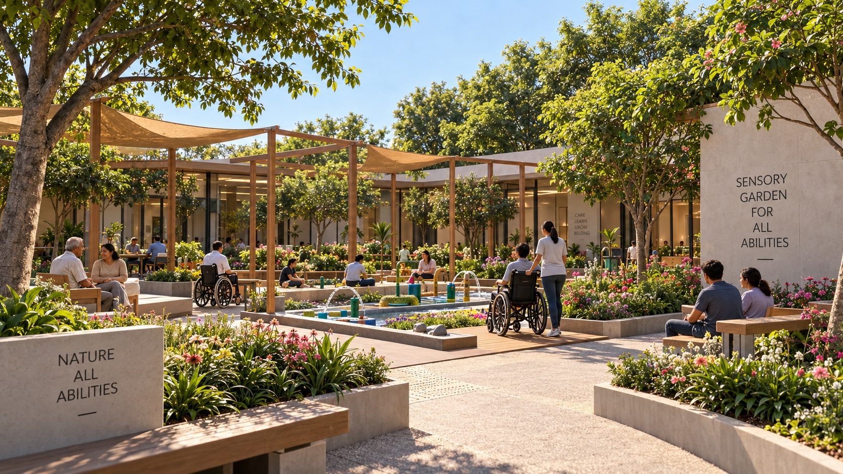 Sensory garden planned for care and community life